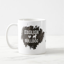 English Bulldog Vater Vatertag Hund Lover Kaffeetasse