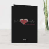 English Bulldog Vatertag Card Karte (Rückseite)