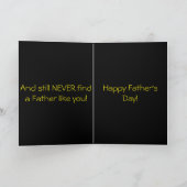 English Bulldog Vatertag Card Karte (Innenseite)