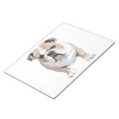 English Bulldog Vector Art mit lebhaften Farben Notizblock (angewinkelt)