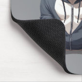 English Bulldog Weaver Hoodie Funny Cool Music Mousepad (Ecke)