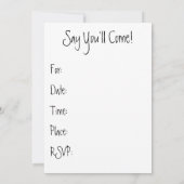 English Bulldog Welpe Invasion Party Einladung (Rückseite)