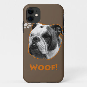 English Bulldog Woof iPhone 11 Hülle