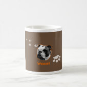 English Bulldog Woof Kaffeetasse (Mittel)