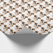 English Bulldog Wrapping Paper Geschenkpapier (Ecke)