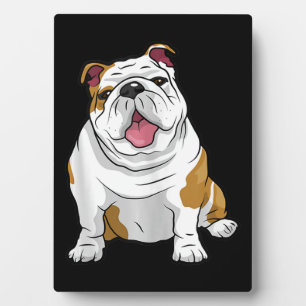 English Bulldogs Awesome Funny Bulldog Pups Dogs Fotoplatte