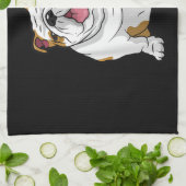 English Bulldogs Awesome Funny Bulldog Pups Dogs Geschirrtuch (Gefaltet)