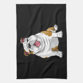 English Bulldogs Awesome Funny Bulldog Pups Dogs Geschirrtuch (Vertikal)