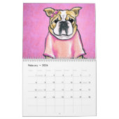 English Bulldogs Off Leash Art™ Vol 1 Kalender (Feb 2026)