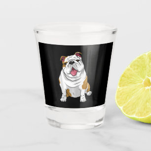English Bulldogs Phantastisch Funny Bulldog Hunde Schnapsglas