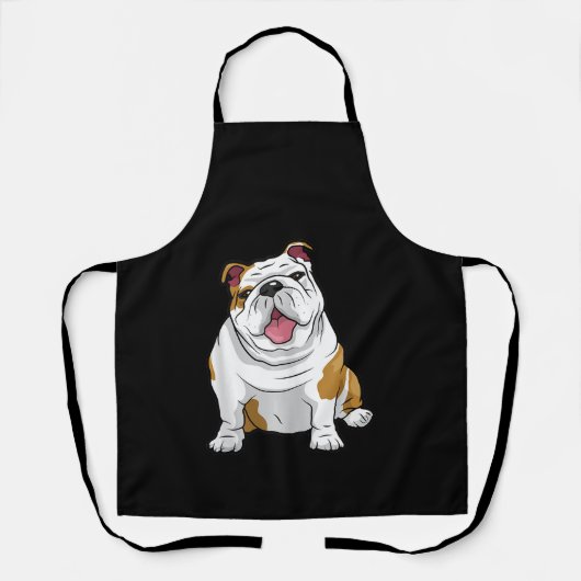 English Bulldogs Phantastisch Funny Bulldog Hunde Schürze (Vorderseite)