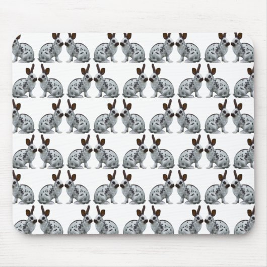 English Bunny Frenzy Mousemat Mousepad (Vorne)