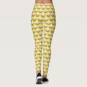 English Chip Shop Butty Sandwich Takeaway UK Food Leggings (Rückseite)