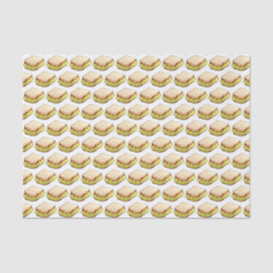 English Chip Shop Butty Sandwich Takeaway UK Food Seidenpapier