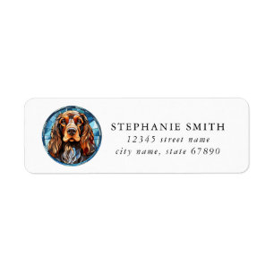 English Cocker Spanel Address Labels