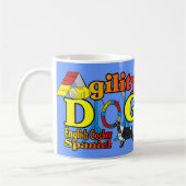 English Cocker Spanel Agility Geschenke Kaffeetasse (Links)