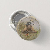 English Cocker Spanel Button (Vorne & Hinten)