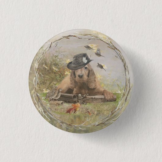 English Cocker Spanel Button (Vorderseite)