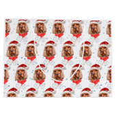 English Cocker Spanel Dog Breed Christmas Große Geschenktüte (Rückseite)