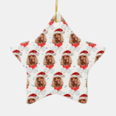 English Cocker Spanel Dog Breed Christmas Keramik Ornament (Vorne)