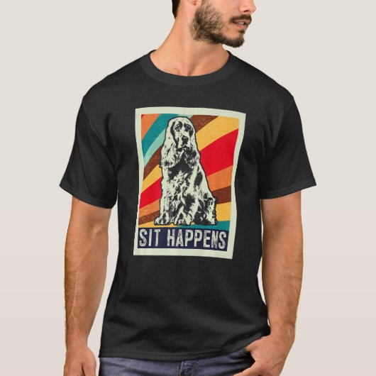 English Cocker Spanel Dog Breed T-Shirt (Vorderseite)