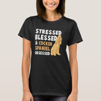 English Cocker Spanel Dog Mama T-Shirt