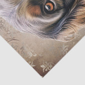 English Cocker Spanel Dog Seidenpapier (Detail)