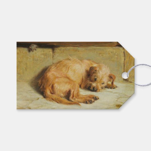 English Cocker Spanel Dog (von Briton Rivière) Geschenkanhänger (Vorderseite (Horizontal))