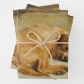 English Cocker Spanel Dog (von Briton Rivière) Geschenkpapier Set (Beispiel)