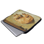 English Cocker Spanel Dog (von Briton Rivière) Laptopschutzhülle (Vorne Knopf)