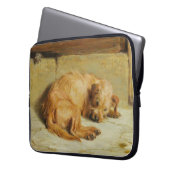 English Cocker Spanel Dog (von Briton Rivière) Laptopschutzhülle (Vorderseite Links)