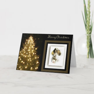 English Cocker Spanel Feiertagskarte