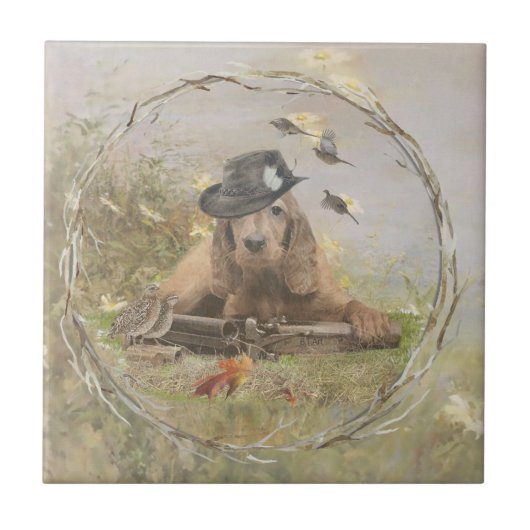 English Cocker Spanel Fliese (Vorderseite)