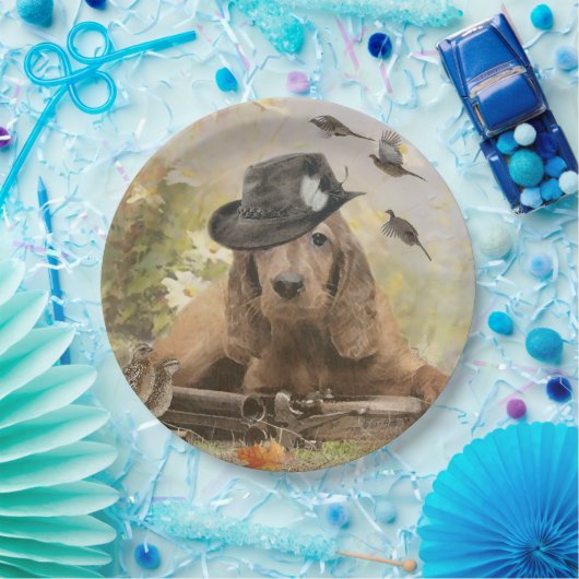 English Cocker Spanel Pappteller (Party)