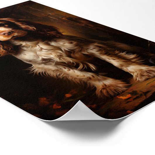 English Cocker Spanel Poster (Ecke)