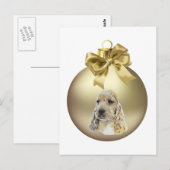 English Cocker Spanel Postkarte (Vorne/Hinten)