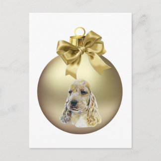 English Cocker Spanel Postkarte