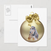 English Cocker Spanel Postkarte (Vorne/Hinten)