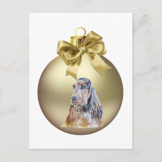 English Cocker Spanel Postkarte