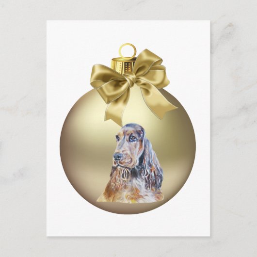 English Cocker Spanel Postkarte (Vorderseite)