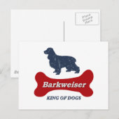 English Cocker Spanel Postkarte (Vorne/Hinten)