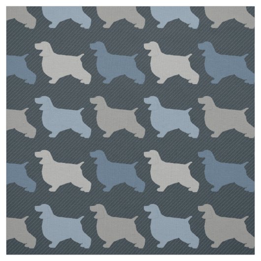 English Cocker Spanel Stoff (Muster)