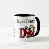 English Cocker Spanel VATER Geschenke Tasse (VorderseiteRechts)