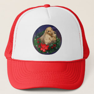 English Cocker Spanel Weihnachtsgeschenke Truckerkappe