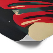 English Cocker Spaniel Astronaut Poster, English Poster (Ecke)