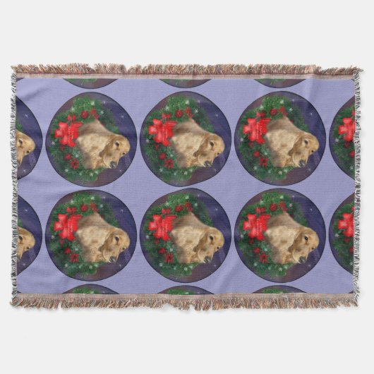 English Cocker Spaniel Christmas Decke (Vorderseite)