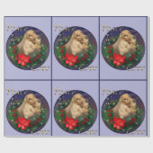English Cocker Spaniel Christmas Geschenkpapier (Flach)