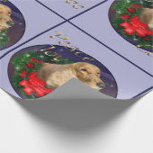 English Cocker Spaniel Christmas Geschenkpapier (Ecke)