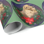 English Cocker Spaniel Christmas Geschenkpapier (Rolleneckpunkt)