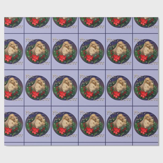 English Cocker Spaniel Christmas Geschenkpapier (Flach)